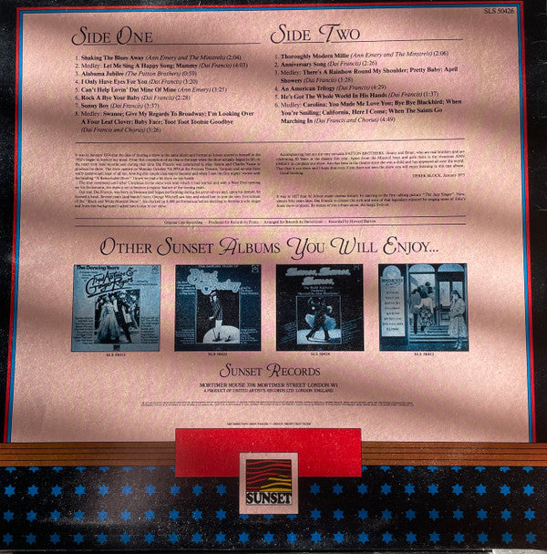 Various : The Jolson Review (LP, Album)