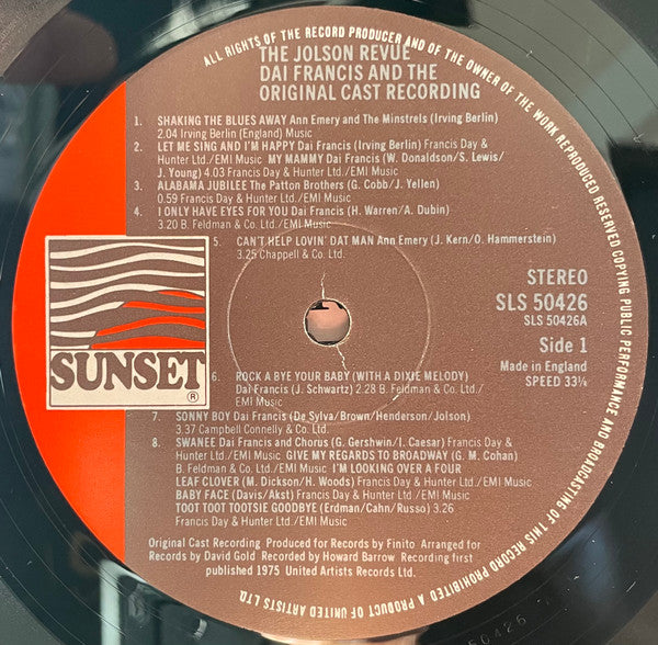 Various : The Jolson Review (LP, Album)