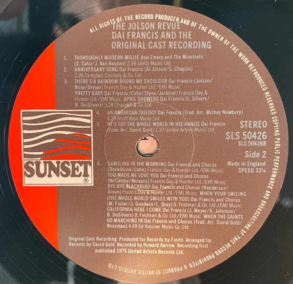 Various : The Jolson Review (LP, Album)