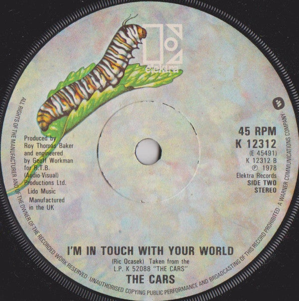 The Cars : Just What I Needed (7", Single)