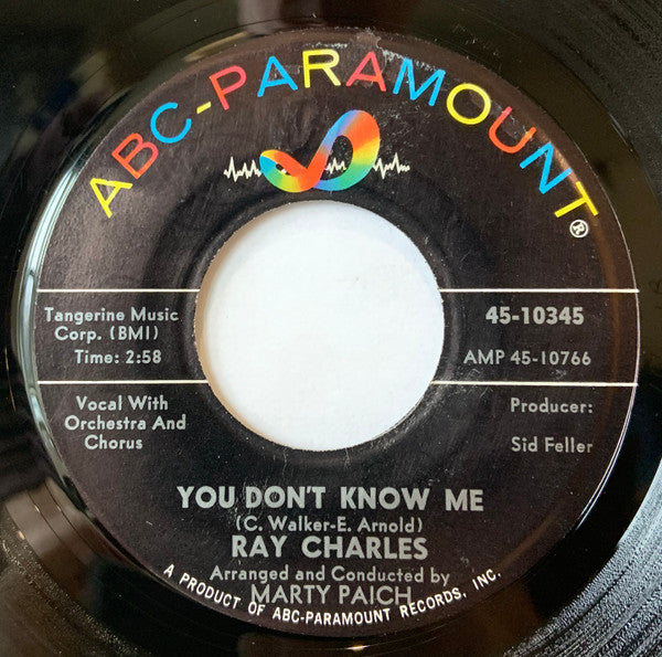 Ray Charles : You Don't Know Me / Careless Love (7", Single, Pla)