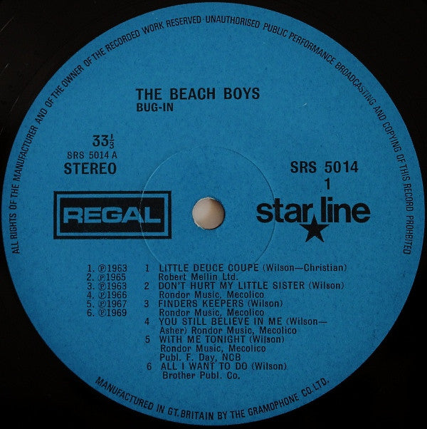 The Beach Boys : Bug-In (LP, Comp)