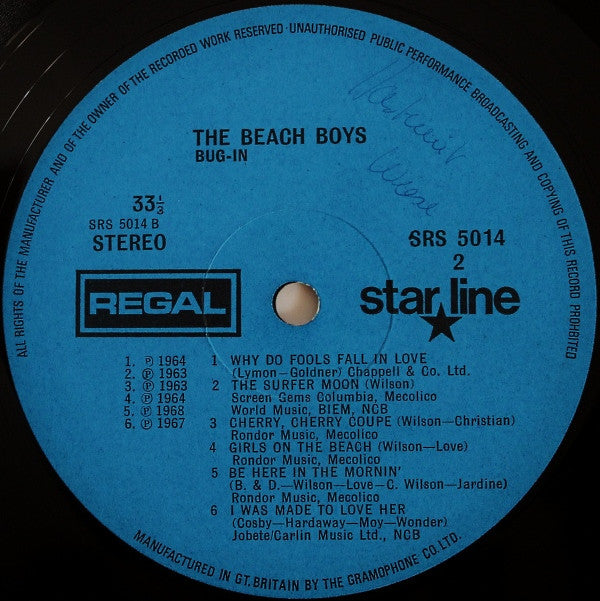 The Beach Boys : Bug-In (LP, Comp)