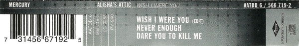 Alisha's Attic : Wish I Were You (CD, Single, CD2)