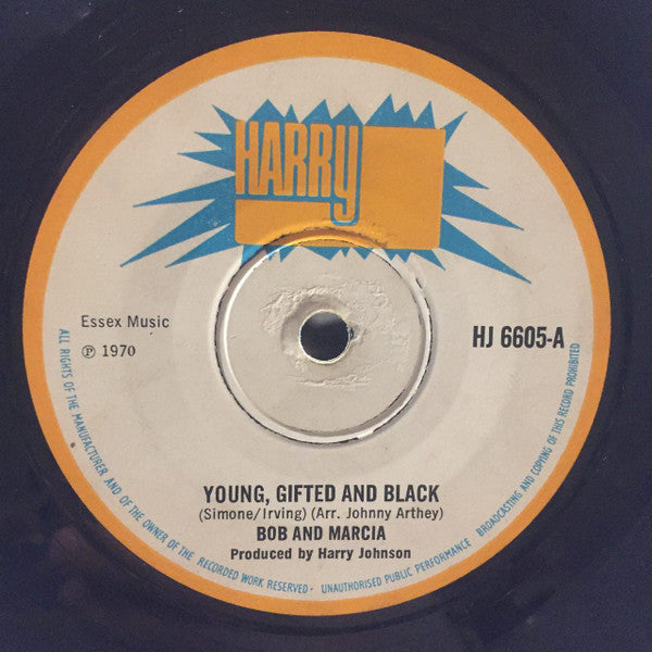 Bob & Marcia / The Jay Boys : Young, Gifted And Black (7", Single, sol)