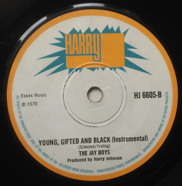 Bob & Marcia / The Jay Boys : Young, Gifted And Black (7", Single, sol)