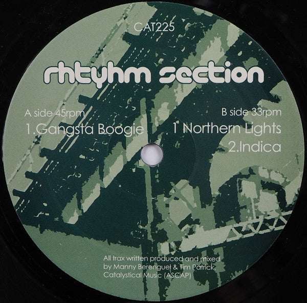 Rhythm Section (3) : Gangsta Boogie (12")