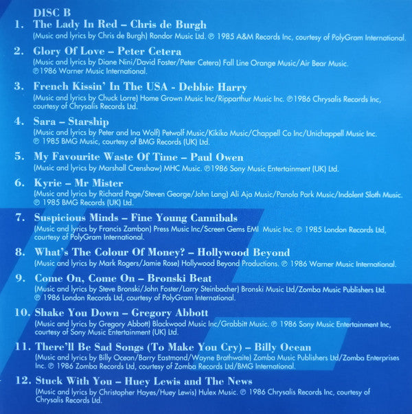 Various : The 80's Collection 1986 (2xCD, Comp)
