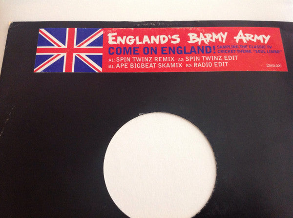 England's Barmy Army : Come On England!  (12", Promo)
