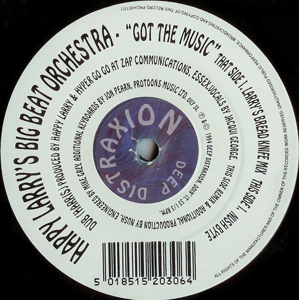Happy Larry's Big Beat Orchestra : Got The Music (12")