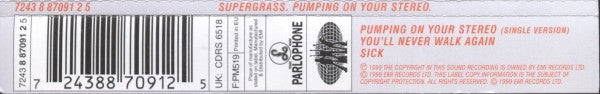 Supergrass : Pumping On Your Stereo (CD, Single, CD1)