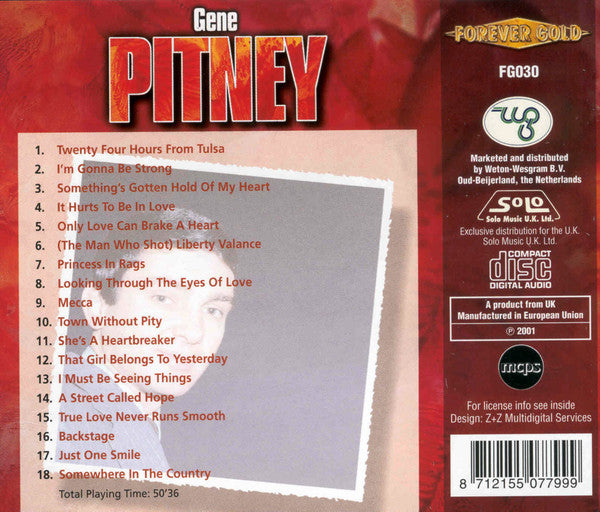 Gene Pitney : The Best Of (CD, Comp)