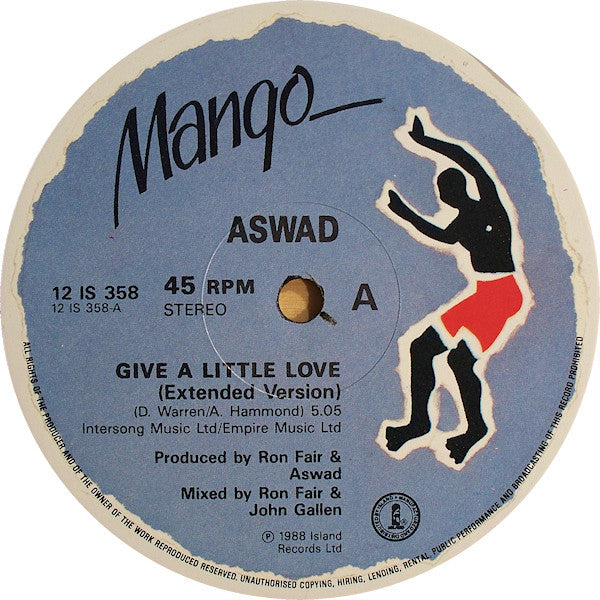 Aswad : Give A Little Love (12", Single)