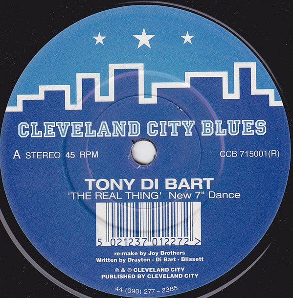 Tony Di Bart : The Real Thing (7")