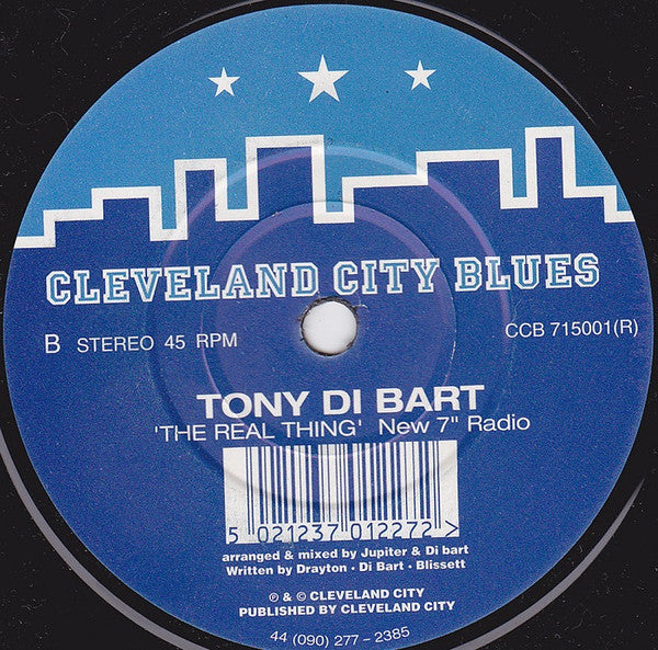 Tony Di Bart : The Real Thing (7")