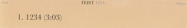 Feist : 1234 (CD, Single, Promo)