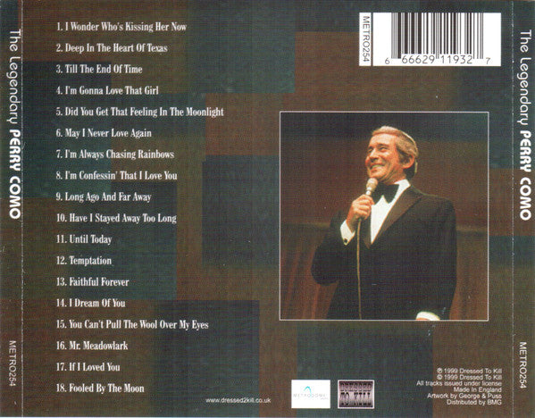 Perry Como : The Legendary Perry Como (CD, Comp)