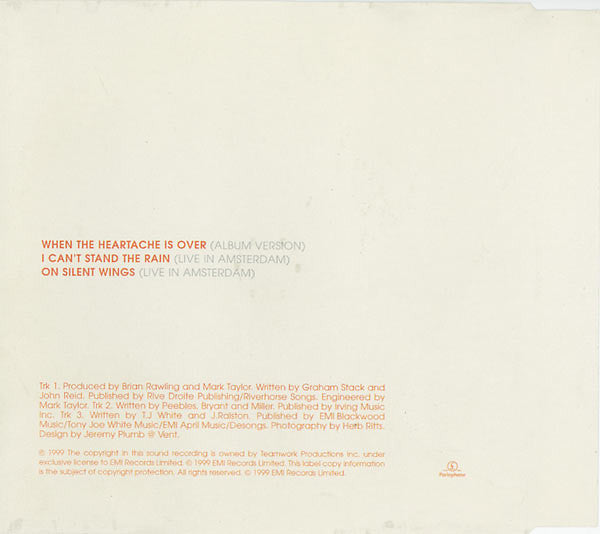 Tina Turner : When The Heartache Is Over (CD, Single)