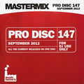 Various : Mastermix Pro Disc 147 (September 2012) (CD, Comp, Promo)