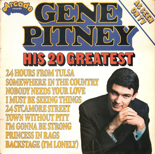 Gene Pitney : His 20 Greatest (LP, Comp)