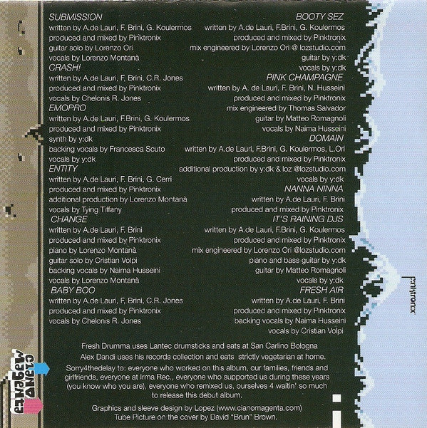 Pinktronix : Right On Delay (CD, Album)