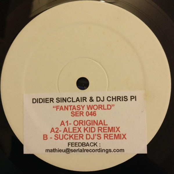 Didier Sinclair & Chris Pi : Fantasy World (12", Promo, Sti)
