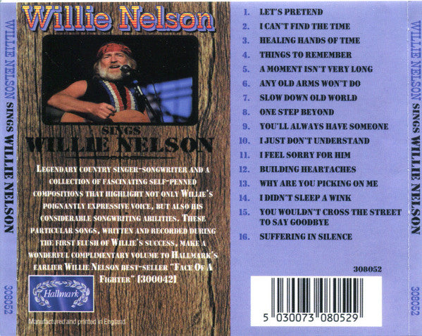 Willie Nelson : Sings Willie Nelson (CD, Album, Comp)