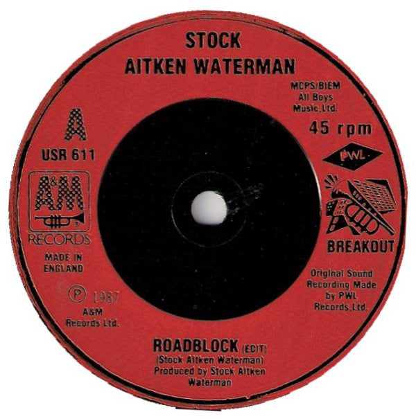 Stock, Aitken & Waterman : Roadblock (7", Single)