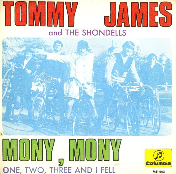Tommy James & The Shondells : Mony, Mony (7", Single)
