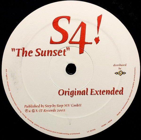 Sash! : The Sunset (12")