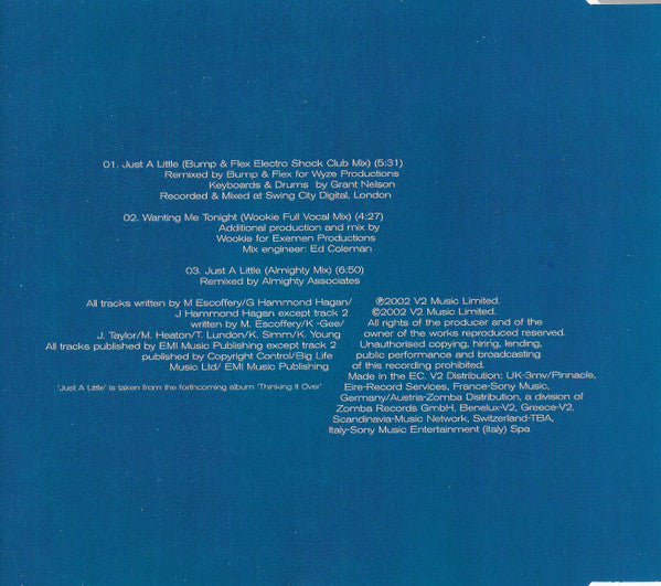 Liberty X : Just A Little - The Mixes (CD, Single, CD2)