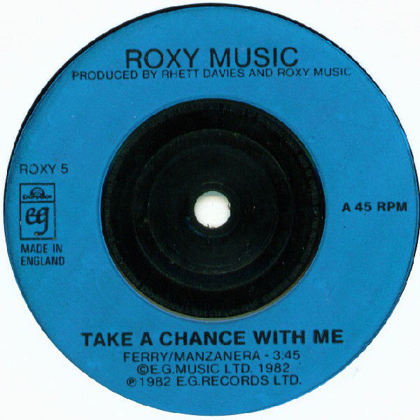 Roxy Music : Take A Chance With Me (7", Single)