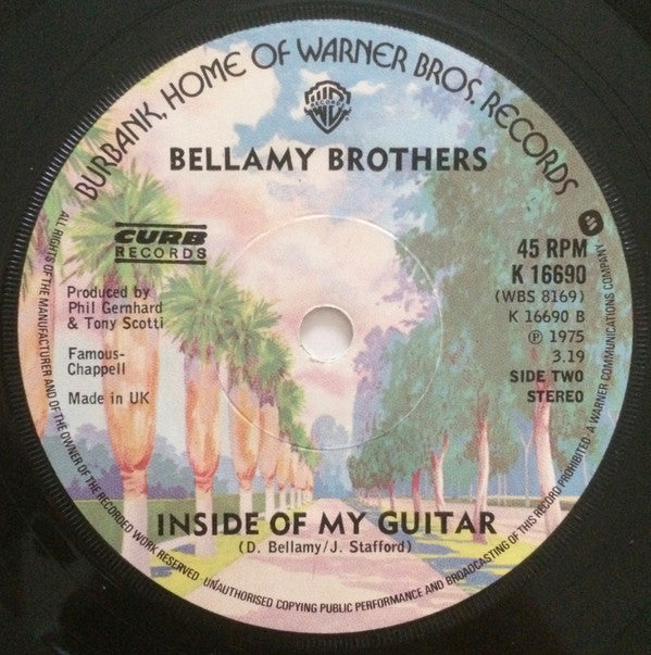Bellamy Brothers : Let Your Love Flow (7", Single, Sol)