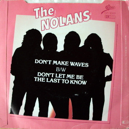 The Nolans : Don't Make Waves (7", Single)