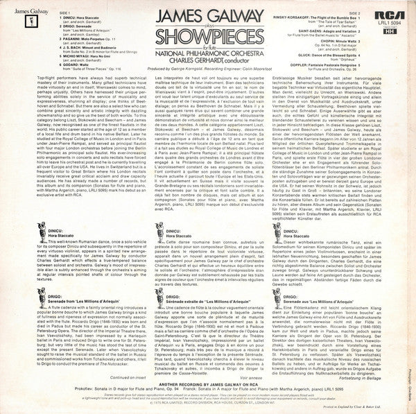 James Galway : Showpieces (LP)