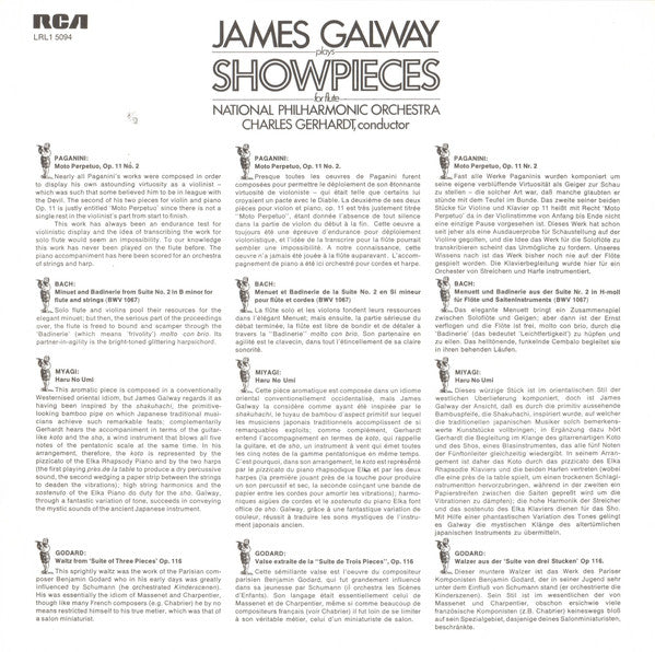 James Galway : Showpieces (LP)
