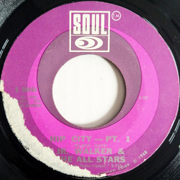 Junior Walker & The All Stars : Hip City (7", Mon)