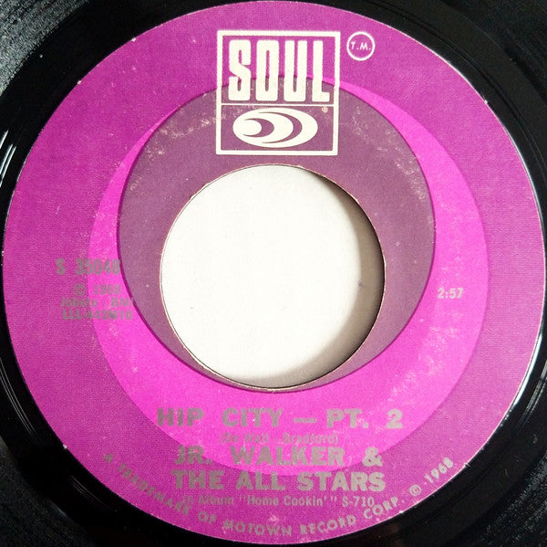 Junior Walker & The All Stars : Hip City (7", Mon)