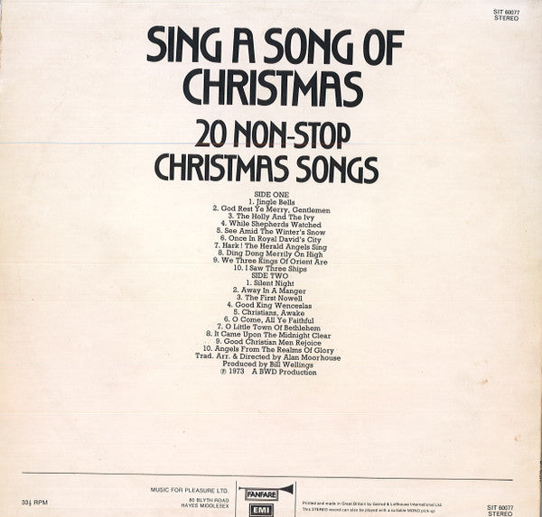The Swingalongs : Sing A Song Of Christmas (LP, Album, RE)