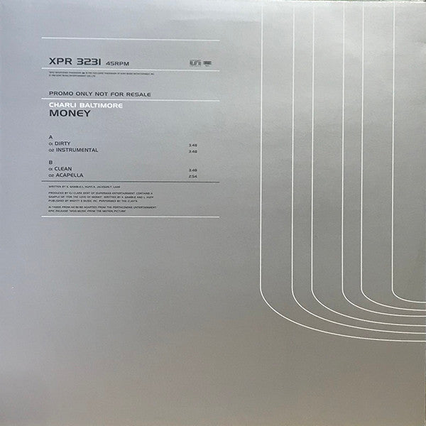 Charli Baltimore : Money (12", Promo)