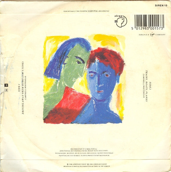 It's Immaterial : Driving Away From Home (Jim's Tune) (7", Single)