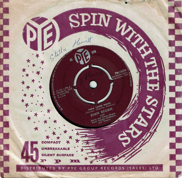 Joan Regan : Papa Loves Mama (7", Single)