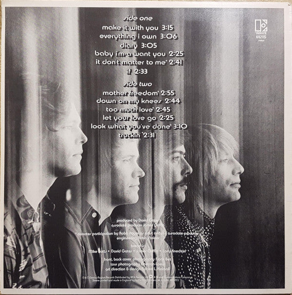 Bread : The Best Of Bread (LP, Comp)