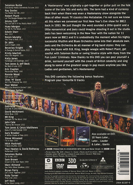 Various : Later... With Jools Holland Hootenanny (DVD-V, Comp, PAL)