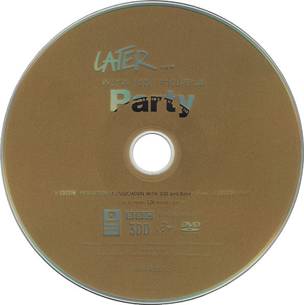 Various : Later... With Jools Holland Hootenanny (DVD-V, Comp, PAL)