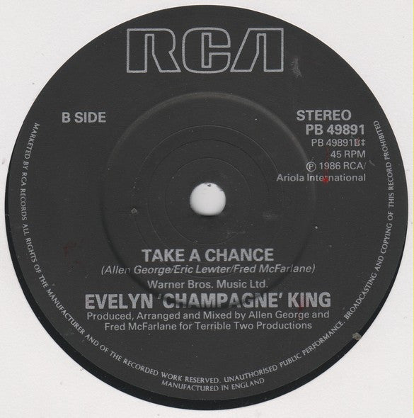 Evelyn King : High Horse (7", Single)