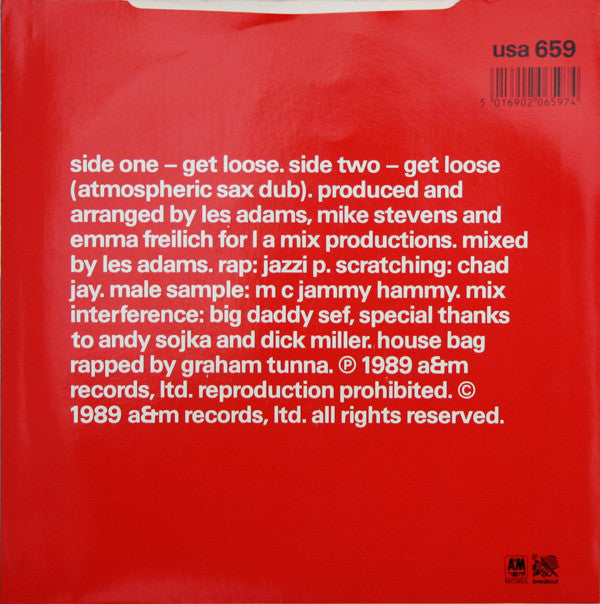 L.A. Mix Featuring Jazzi P : Get Loose (7", Single, Pap)