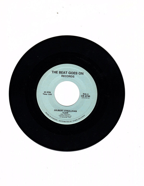 Gilbert O'Sullivan : Out Of The Question / Clair (7")