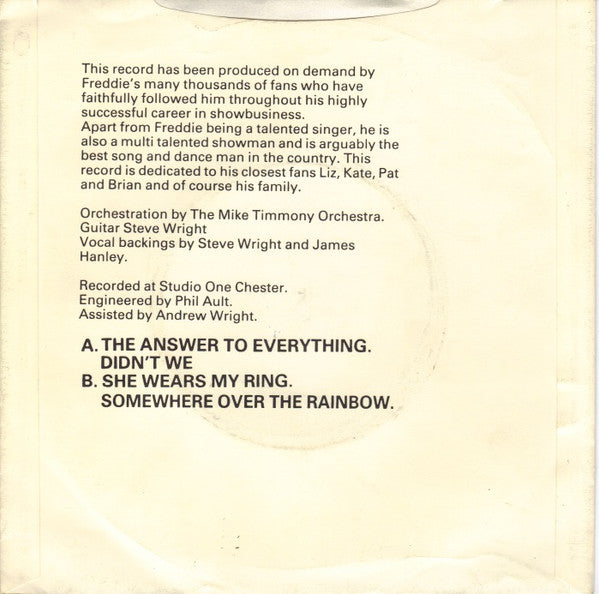 Freddie Corless : By Request (7", EP)