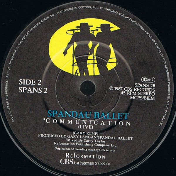 Spandau Ballet : How Many Lies ? (7", Single)
